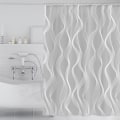 Miniatyrbillede 2 af 5: Bruseforhæng 180 x 200 cm skimmelresistent geometrisk tykt polyester