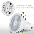 Miniatyrbild 5 av 5: 10-pack LED-lampor 6000k Positiv Vit GU10 Linjär 6W Spotljus