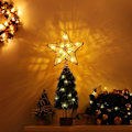 Miniatyrbillede 4 af 5: Wire Star Juletræ, Pentakelformet Lampe med Spiral Base a