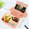 Miniatyrbild 5 av 5: Lunchbox för vuxna, bentobox med 3 fack, lunchbox för barn, mellanmål