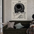 Pikkukuva 3 / 5: 1 kpl K/B Tarot/Astrologia-kortti seinävaate itämaiseen P