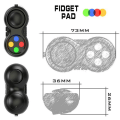 Miniatyrbillede 5 af 5: 8 Funktion Fidget Toy Cube Controller Stress Relief til ADD HD Au
