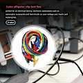 Miniatyrbillede 4 af 5: 5 x Testledninger Dobbelt Ende Alligator Clips Kobber Clips Heavy Du