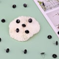 Miniatyrbillede 4 af 5: (Sort)，200 stk. 12mm tegnestifter, små plastik trykknapper papir