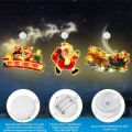 Miniatyrbilde 3 av 5: 3 stk LED jule sugekopplys, julevindu sugekopp C