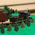 Miniatyrbillede 5 af 5: 25 Model Træmodeller Tog Træ Landskab 3D Model Træ Landskab