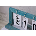 Miniatyrbillede 5 af 5: Kompakt skrivebords kalender med træ enkelt blad grøn præsentation
