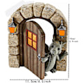 Miniatyrbild 2 av 5: Vacker innergård drakskulptur, drakstaty i harts, heminredning