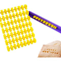 Pikkukuva 3 / 4: 1PC DIY Numero Kirjain Kakku Tulostusmuotti Aakkoset Leimasin Embosser