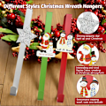 Miniatyrbilde 4 av 5: 3 stk julekrans krok smijern krans henger krok holdee