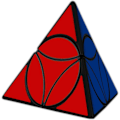 Pikkukuva 1 / 5: Kulmapyramidi Tetraedri Magic Cube Epäsäännöllinen Nopeuspulmapeli