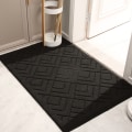 Pikkukuva 2 / 5: Musta 50 * 80cm sisä- ja ulko-ovenmatto liukuesteellä ja wa