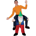 Miniatyrbild 1 av 4: Vit skägg stil, jul djur bär byxor, vuxen tomte C