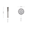 Miniatyrbillede 2 af 5: 10 stk. Diamantklinge Diamantskærende Materialer 22mm + 2 x Carbon