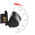 Miniatyrbillede 4 af 5: 3 timers autonomi: 400mAh, Sort Super Batteridrevet LED Hovedlampe