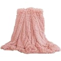 Pikkukuva 1 / 5: Ruutukuvioinen fleece-peitto, superpehmeä tekoturkismainen mikrokuituruutukuvio