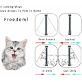 Miniatyrbild 5 av 5: 1 st vit, medelstor mikrochip kattlucka brun mikrochip kattlucka katt