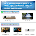 Miniatyrbilde 3 av 5: 3D-briller, RF Active Shutter 3D-briller oppladbare egnet for