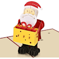 Miniatyrbild 3 av 5: 4 st 3D julkort, julkort med kuvert Pop Up Chris