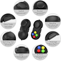 Miniatyrbild 2 av 5: 8-funktioners Fidget Toy Cube Controller Stressavlastning för ADD HD Au