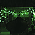 Miniatyrbilde 3 av 5: Halloween-lyslenke med fjernkontroll, 10 fot 20 LED, batteri