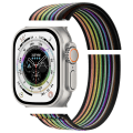 Miniatyrbillede 2 af 5: Sort regnbue 38/40/41mm, egnet til iwatch S9/Ultra2 Apple Wil