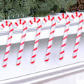 Miniatyrbilde 1 av 5: Oppblåsbare sukkertøystokker for juledekorasjoner, sett med 6, Xmas Or