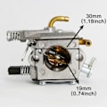 Miniatyrbillede 3 af 5: Karburator passer til Mp16 Mp16-7 52Cc Motorsav Karburator 2 Slag
