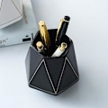 Miniatyrbillede 3 af 4: 1 stk. Keramisk Skrivebordsstativ til Blyanter og Makeupbørster - Golden Li