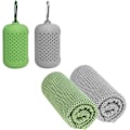 Miniatyrbillede 1 af 4: Køle håndklæder, [2 pak] Yoga håndklæde Is håndklæde Mikrofiber håndklæde til