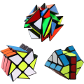 Miniatyrbillede 1 af 4: Speed ​​Cube Sæt 3 Pakke Magic Speed ​​Cube Bundle 3x3x3 YJ Windmi