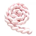 3M flätad sängkant i rosa färg