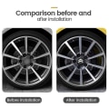 Miniatyrbild 2 av 4: 56mm Bilnav Centrumkåpa för Citroen C4 C1 C5 C3 C6 C5 C8 Ds Berli