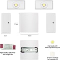 Miniatyrbillede 3 af 4: 12W Moderne Indendørs Væglampe, 2 Stk Aluminium Led Væglampe Varm Hvid