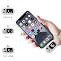 Miniatyrbillede 3 af 5: USB Smart Phone Infrarød Kontaktløs Termometer iphone Nem at U