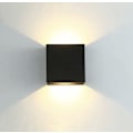 Miniatyrbillede 2 af 5: 1 stk. Moderne LED-væglampe i aluminium, firkantet, sort væglampe 1