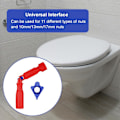 Miniatyrbild 5 av 5: Toalettlockinstallationverktyg 10/13/17mm, Universal Toalettlock I