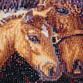 Miniatyrbild 5 av 5: 5D Diamantmålningssats 30x40cm DIY Färgglad Häst Diamantkonst Ki