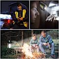 Miniatyrbillede 2 af 5: LED arbejdslys Campinglys Genopladelig LED projektør Genopladelig