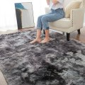 Miniatyrbillede 2 af 5: Shaggy stuegulvtæppe - 160 x 230 cm - Mørkegrå - Polyfiber