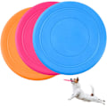 Miniatyrbillede 1 af 5: 3 stk. Hundeskiver 18cm Frisbee Flyvende Disk Blød Gummiskive f