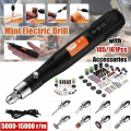 Miniatyrbilde 2 av 5: Trådløst roterende verktøy, 105PCS 5V 3 hastighets mini boresett roterende T