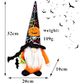 Pikkukuva 3 / 5: Halloween-tonttupehmolelu Halloween-koristeet Kääpiöpehmolelu Kasvoton D