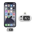 Miniatyrbillede 4 af 5: USB Smart Phone Infrarød Kontaktløs Termometer iphone Nem at U