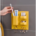 Miniatyrbillede 4 af 5: Tandbørstevaskestativ, Hulfri Montering, Badeværelse, Toilet, Vanity, Væghængt