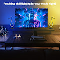 Miniatyrbillede 5 af 5: LED-sengelampe, farverig USB-nattelys, dæmpbar RGB-bordlampe