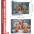 Miniatyrbilde 2 av 5: (15,7x11,8 tommer) Jule Diamantmalerisett for Voksne, Full