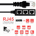 Miniatyrbilde 3 av 5: Rj45 Ethernet Splitter-kabel, Ethernet Lan Network Extension-kabel