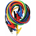 Miniatyrbillede 1 af 5: 5 x Testledninger Dobbelt Ende Alligator Clips Kobber Clips Heavy Du