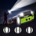 Pikkukuva 5 / 5: Kampikahvainen radio 4000mAh aurinkokenno